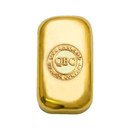 Photo of 2oz Bullion Gold Cast Bar from Queensland Bullion Company 1300 995 997