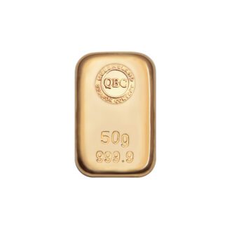 50g Queensland Bullion Company Gold Cast Bar