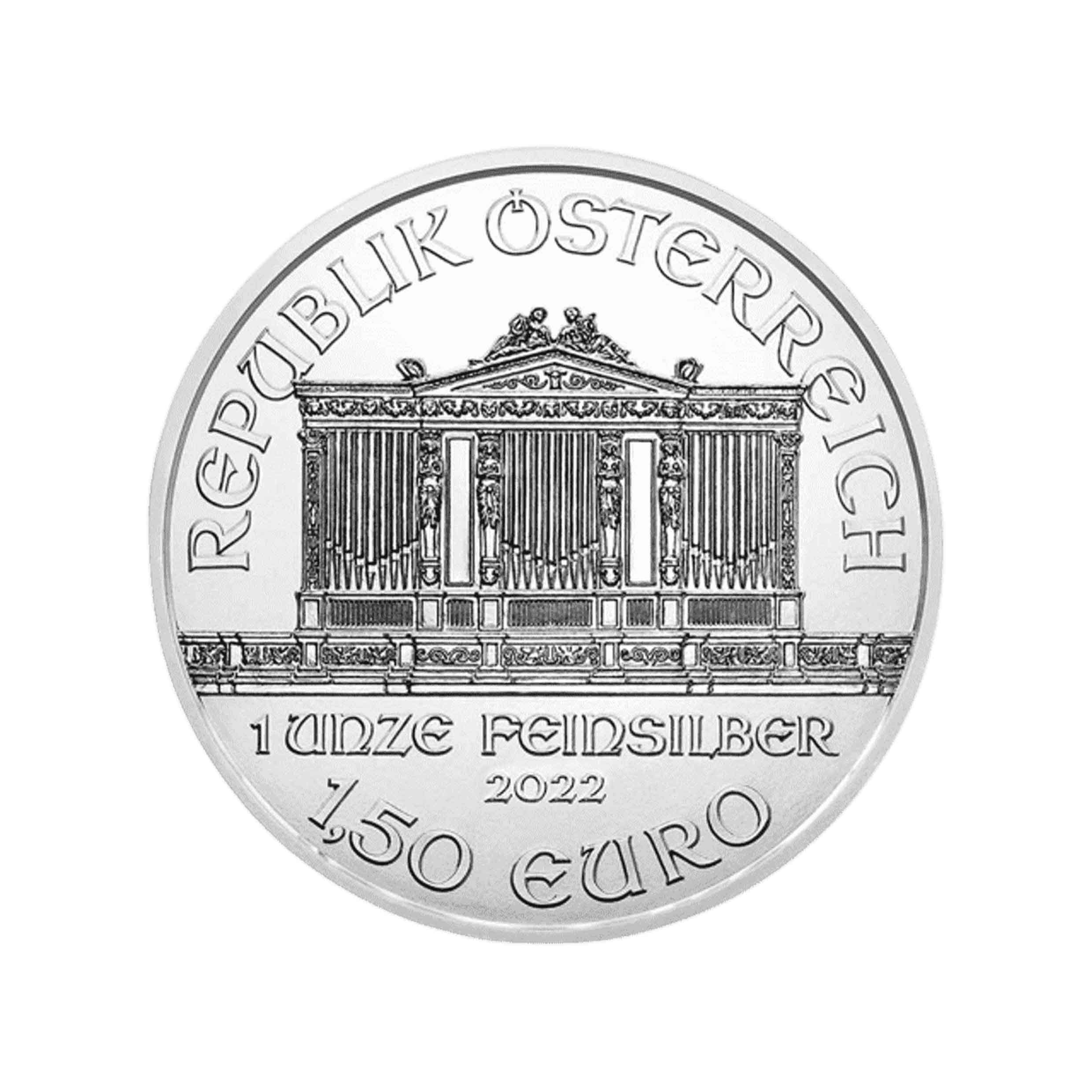1oz Austrian Philharmonic Silver Coin - Austrian Mint - Image 2
