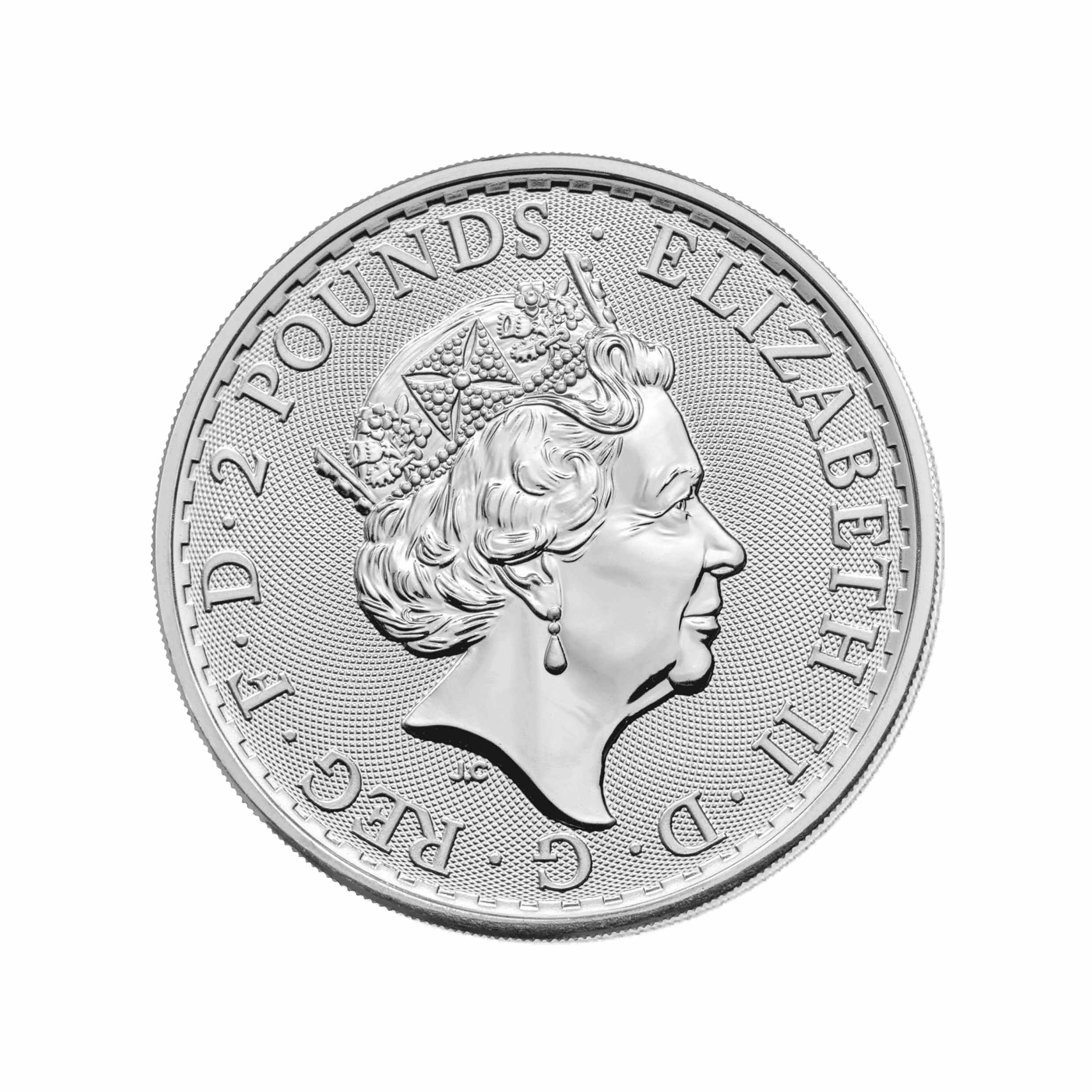 1oz Britannia Queen Silver Coin - Royal Mint - Image 2
