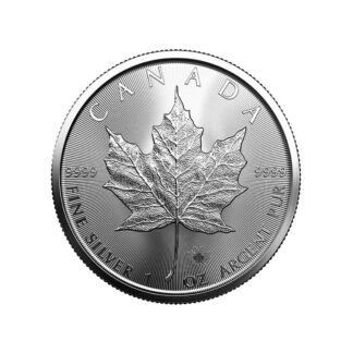 1oz Maple Leaf Silver Coin - Canadian Mint