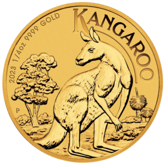 perth minth quater oz gold kangaroo coin