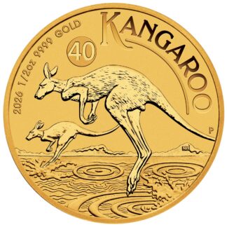 1/2oz Kangaroo Gold Coin - Perth Mint