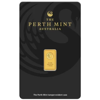 1g Perth Mint Gold Minted Tablet