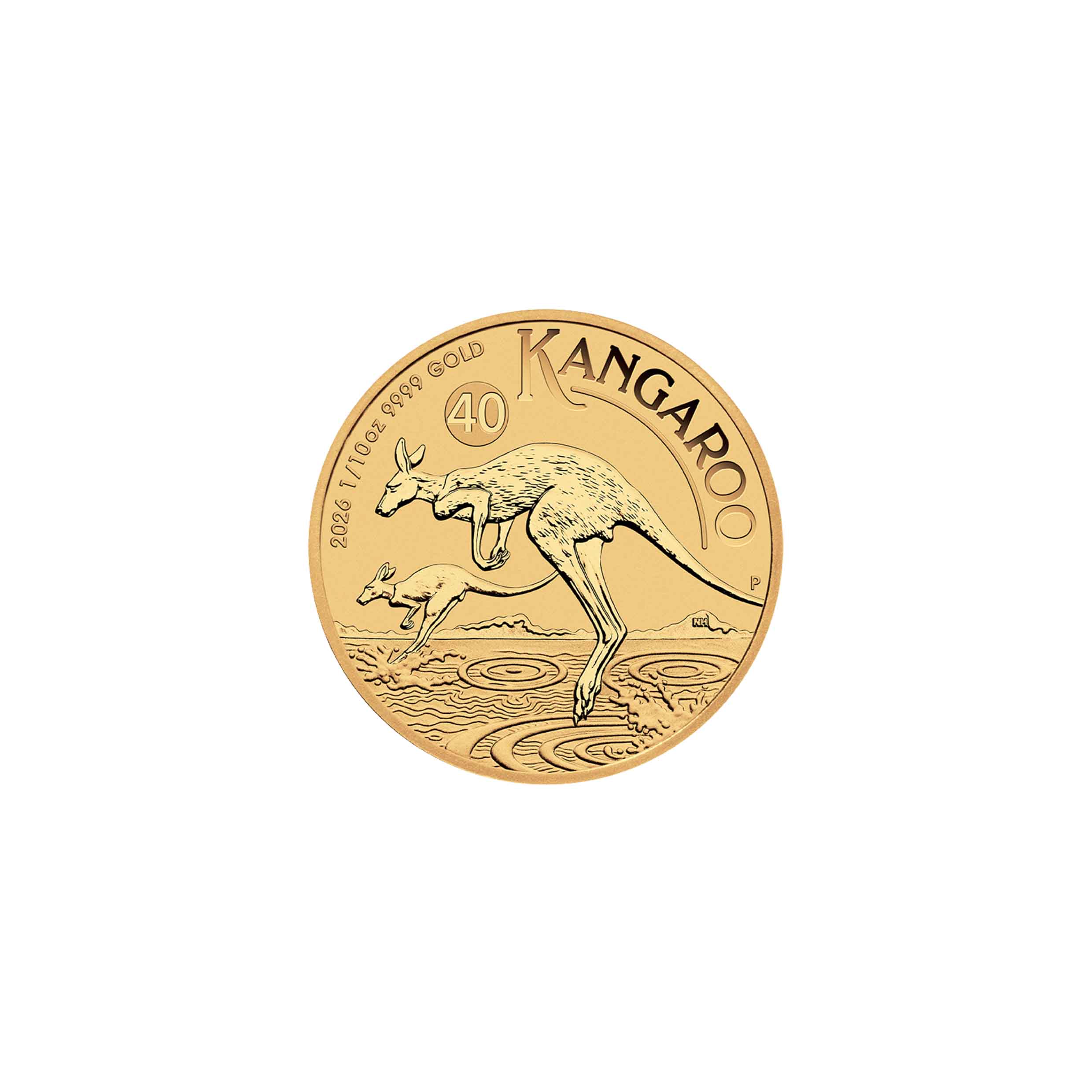 1/10oz Kangaroo Gold Coin - Perth Mint