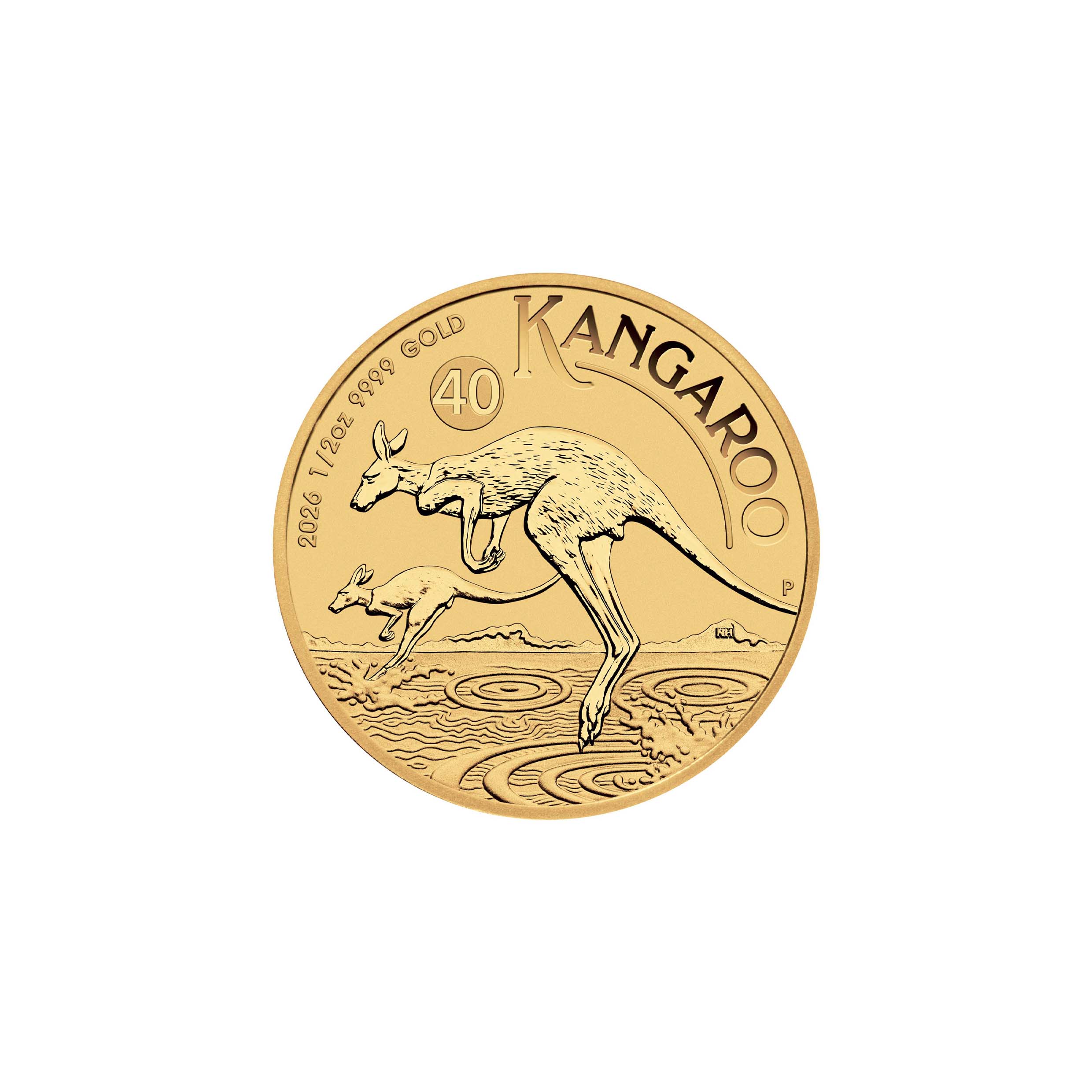 1/2oz Kangaroo Gold Coin - Perth Mint