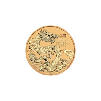 1/4oz Year of the Dragon Gold Coin - Perth Mint