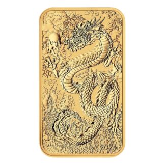 1oz Perth Mint Dragon Gold Minted Tablet