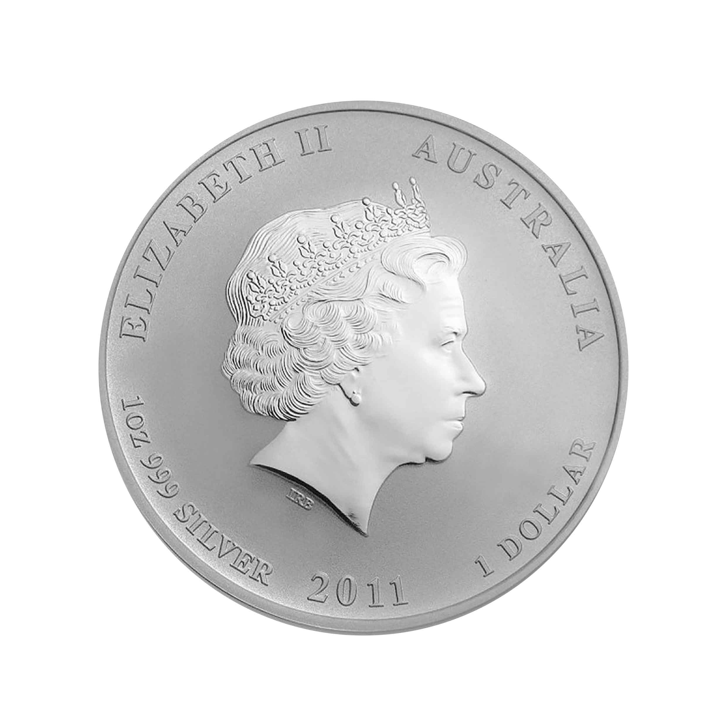 1oz Year of the Rabbit Silver Coin - Perth Mint - Image 2