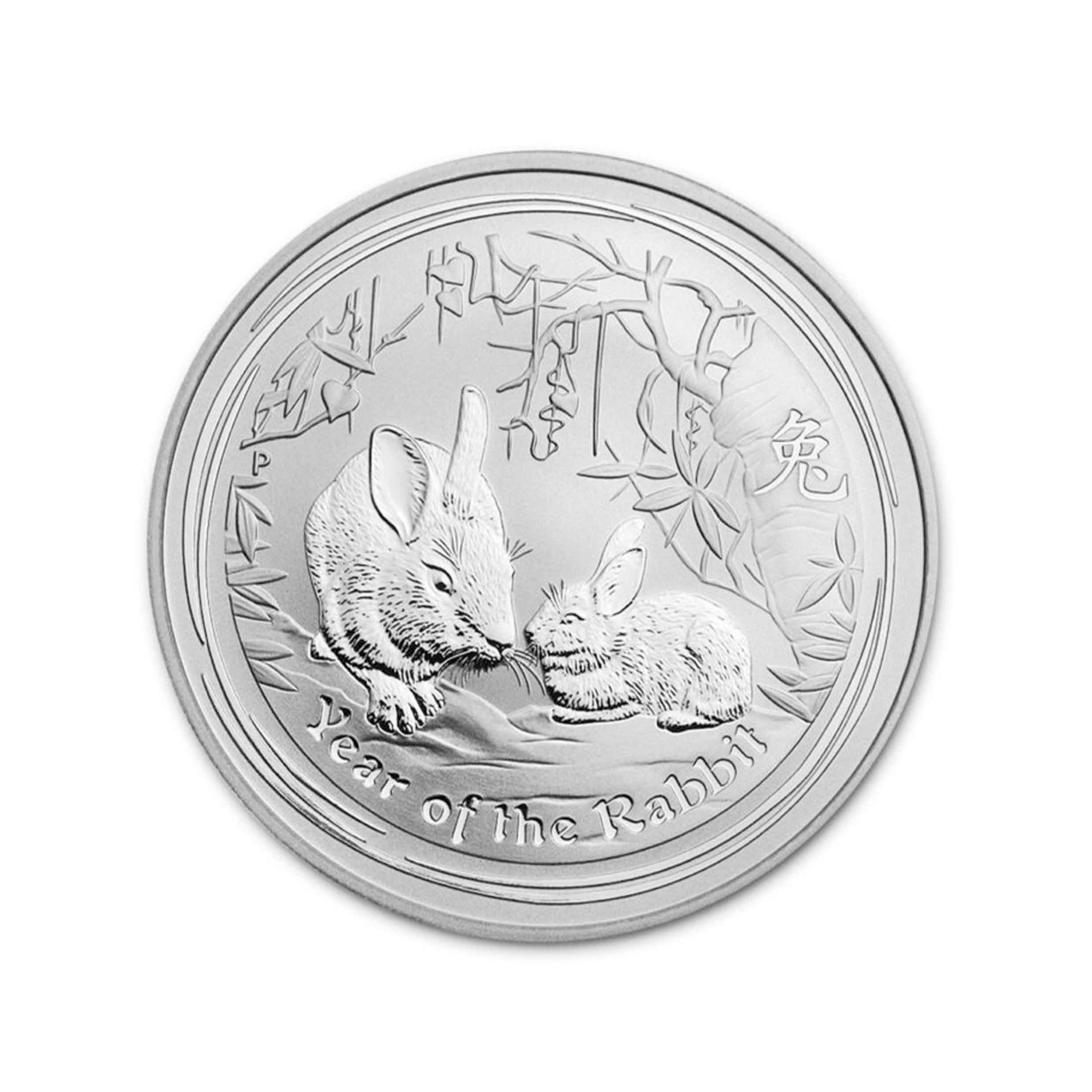 1oz Year of the Rabbit Silver Coin - Perth Mint