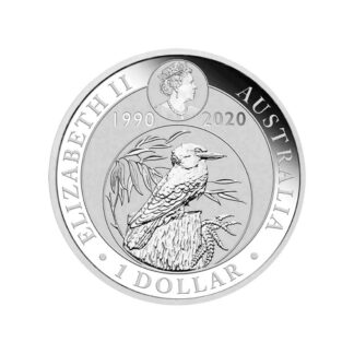 1oz Kookaburra 30th Anniversary Silver Coin - Perth Mint
