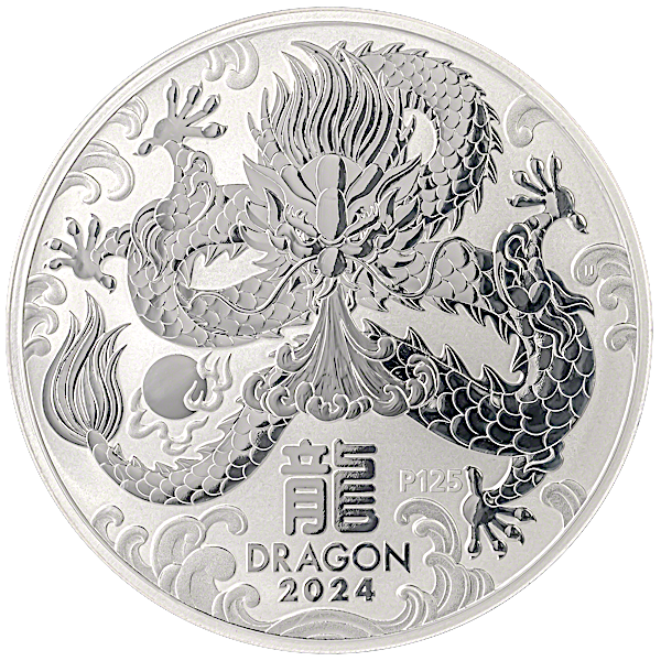 1kg Year of the Dragon Silver Coin - Perth Mint
