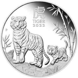 2oz Year of the Tiger Silver Coin - Perth Mint
