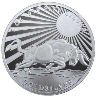 1oz Bull Maximum Prosperity Silver Coin - SilverTowne