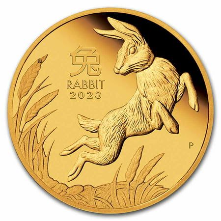 1/2oz Year of the Rabbit Gold Coin - Perth Mint