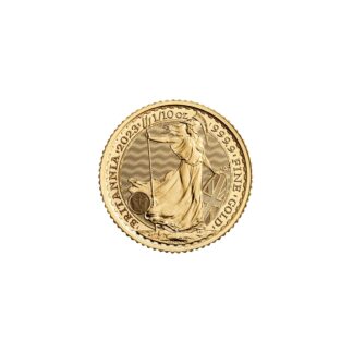 1/10oz Britannia Queen Gold Coin - Royal Mint