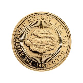 1oz Australian Nugget Poseidon Gold Coin - Perth Mint