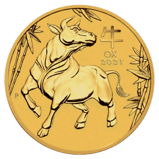 1/20oz Year of the Ox Gold Coin - Perth Mint