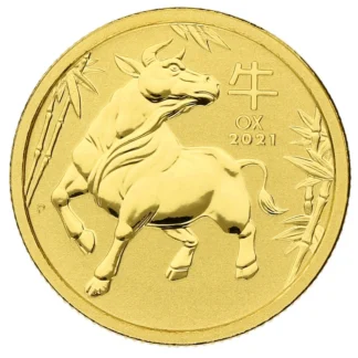 1/20oz Year of the Ox Gold Coin - Perth Mint