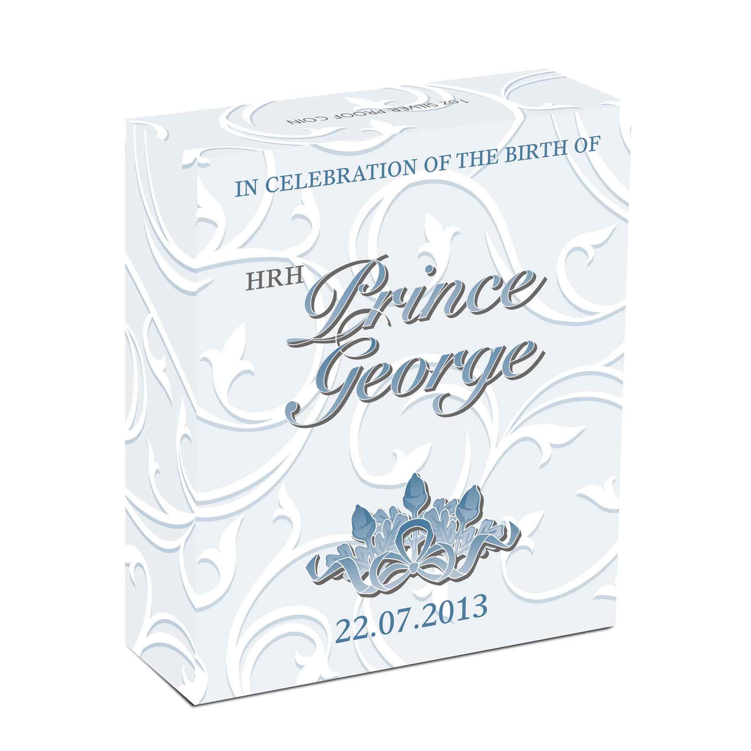1oz Prince George Silver Coin 2013 - Perth Mint - Image 3