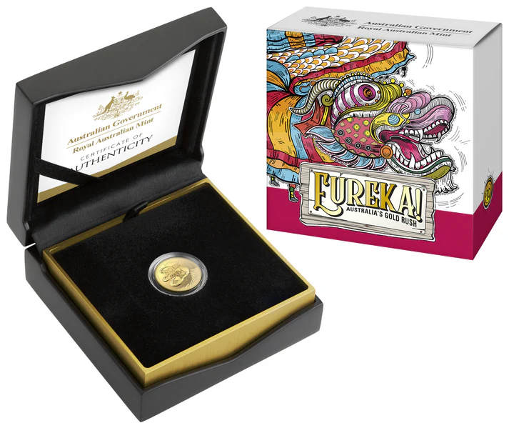 1/10oz 2020 Eureka Australia's Gold Rush Proof Gold Coin - Royal Australian Mint - Image 3