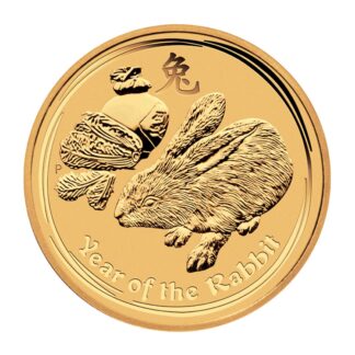 2oz Year of the Rabbit Gold Coin - Perth Mint