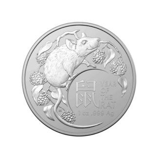 1oz Year of the Rat Silver Coin - Royal Australian Mint