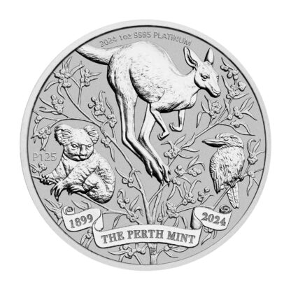 1oz 125th Anniversary Platinum Coin 2024 - Perth Mint