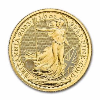 1/4oz Britannia King Gold Coin - Royal Mint