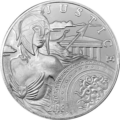 1oz Modern Ancients Athena Silver Round