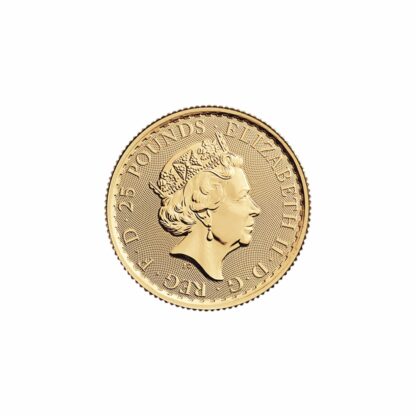 1/4oz Britannia Queen Gold Coin - Royal Mint - Image 2