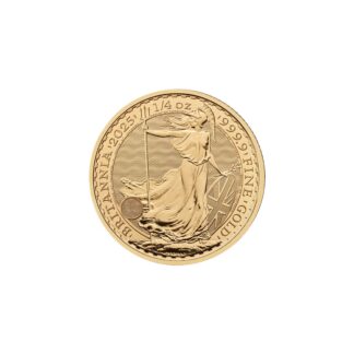 1/4oz Britannia King Gold Coin - Royal Mint