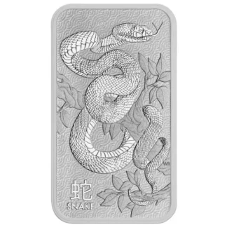 1oz Perth Mint Snake Silver Minted Tablet