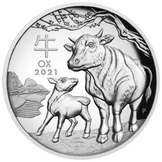 1/2oz Year of the Ox Silver Coin - Perth Mint