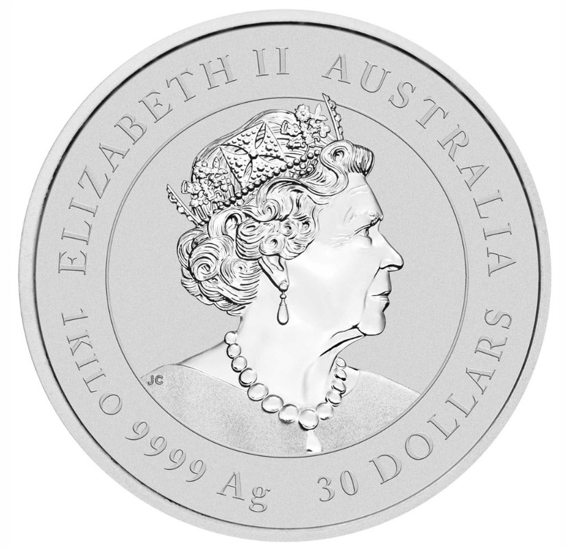 1kg Year of the Rabbit Silver Coin - Perth Mint - Image 2
