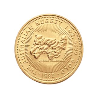 1oz Australian Nugget Welcome Stranger Gold Coin - Perth Mint