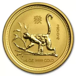 1/4oz Year of the Monkey Gold Coin - Perth Mint