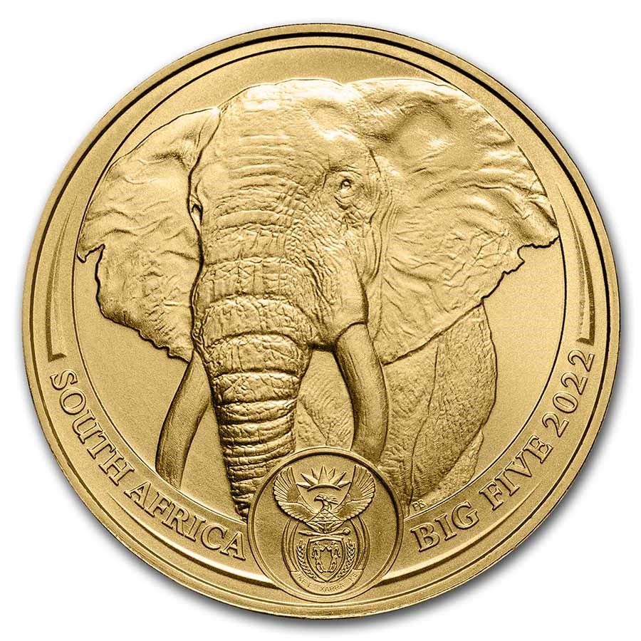 1oz Big Five Elephant - South African Mint