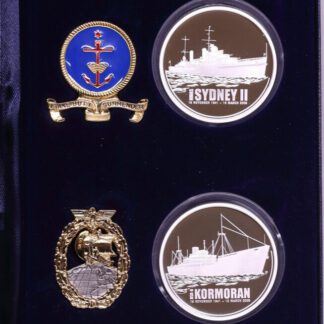 2008 Silver 1oz Proof Coin Set HMAS Sydney II Kormoran - Perth Mint