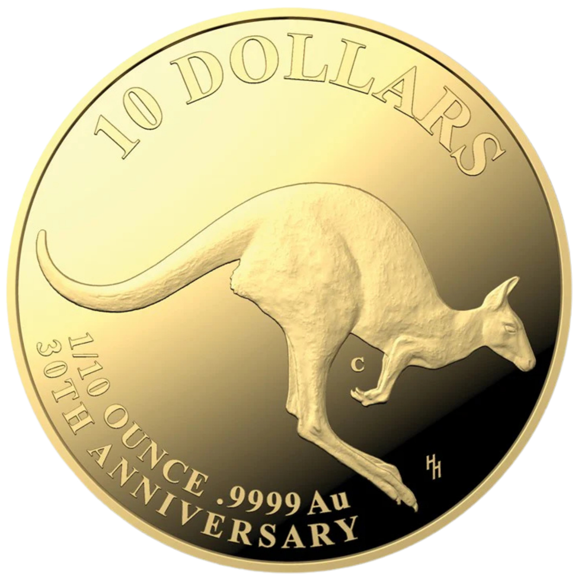 1/10oz 2023 Mob of Thirty Kangaroo Proof Gold Coin - Royal Australian Mint