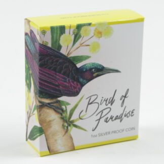 1oz Bird of Paradise Silver Proof Coin - Perth Mint
