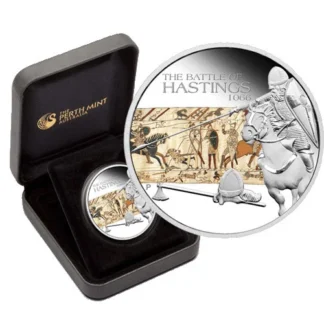 1oz Famous Battles Hastings 1066 Silver Proof Coin - Perth Mint