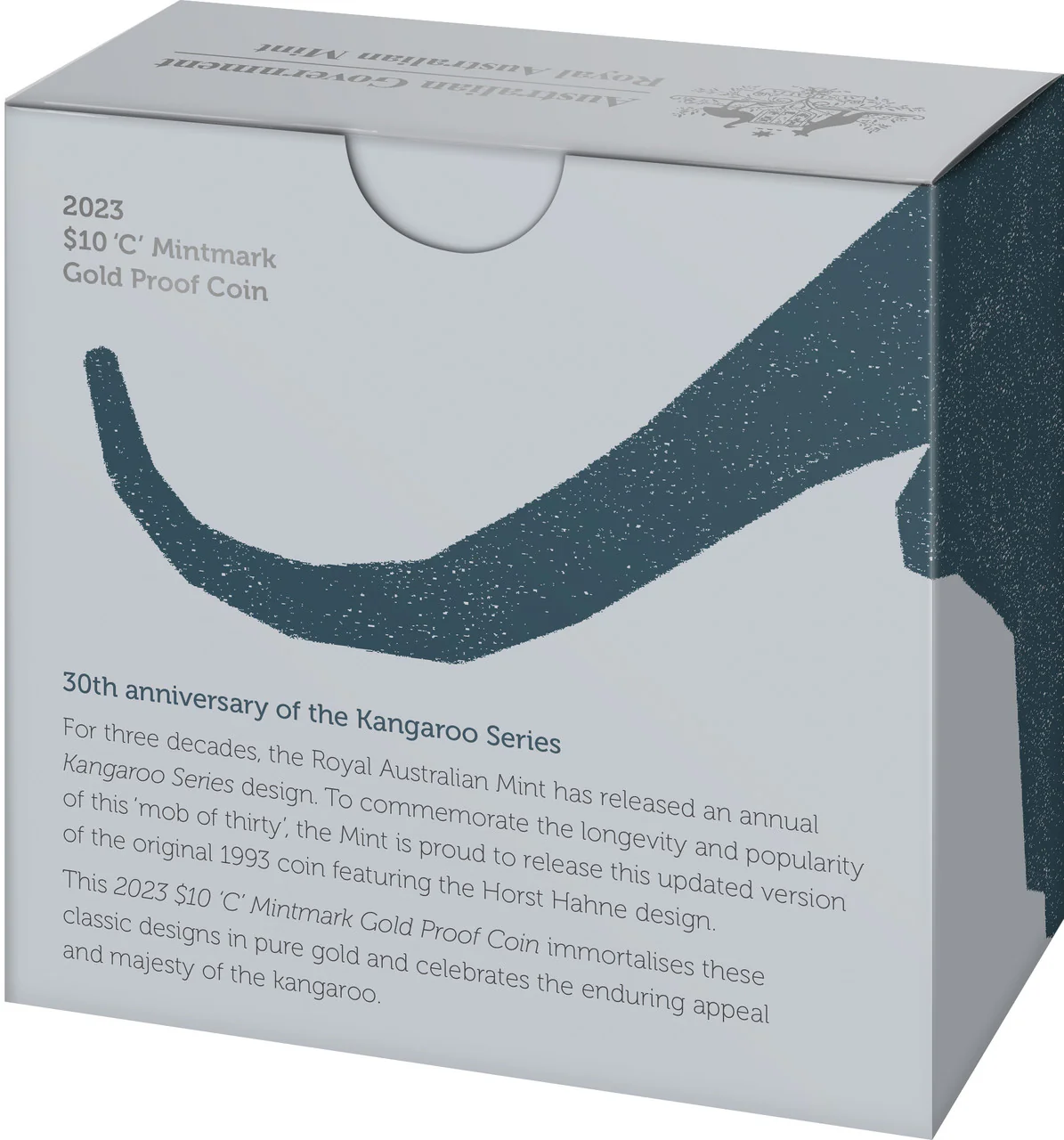 1/10oz 2023 Mob of Thirty Kangaroo Proof Gold Coin - Royal Australian Mint - Image 2