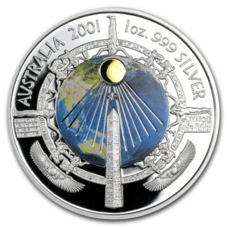 1oz 2001 Australia Millennium Silver Coin - Perth Mint