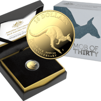 1/10oz 2023 Mob of Thirty Kangaroo Proof Gold Coin - Royal Australian Mint