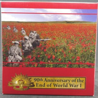 1oz 90th Anniversary of the end of World War I Silver Proof Coin - Perth Mint