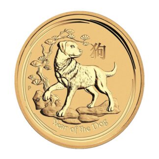 2oz Year of the Dog Gold Coin - Perth Mint