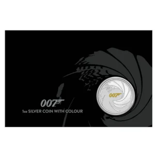 1oz 007 James Bond Silver Coin - Perth Mint