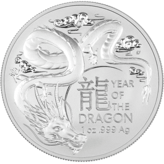 1oz Year of the Dragon Silver Coin - Royal Australian Mint