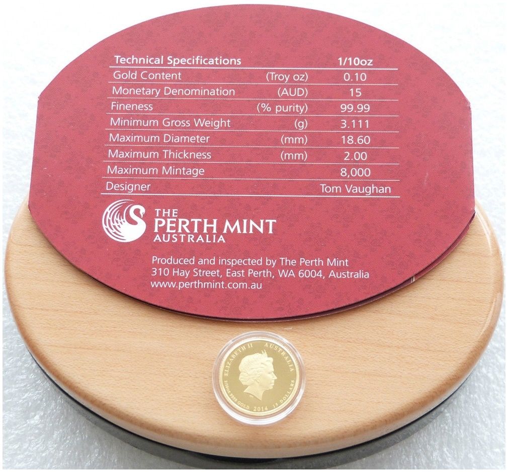 1/10oz Year of the Horse Gold Coin - Perth Mint - Image 3